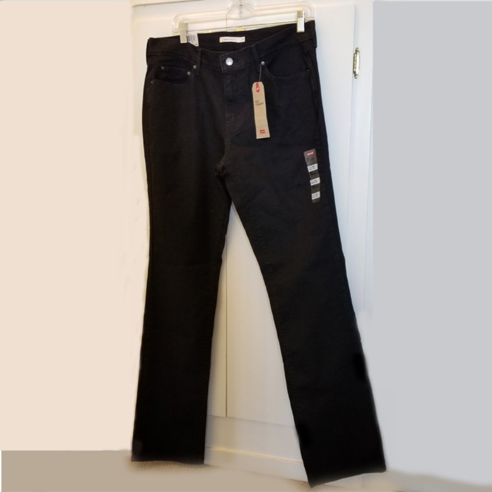 Levis 505 straight black jeans - Size Long 31x34